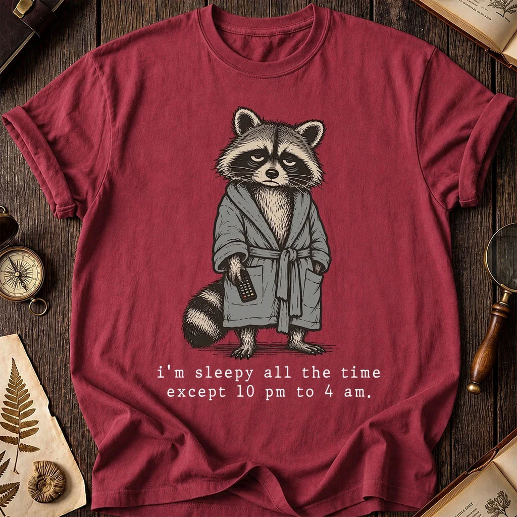 10PM Sleepy Raccoon T-Shirt product image 5