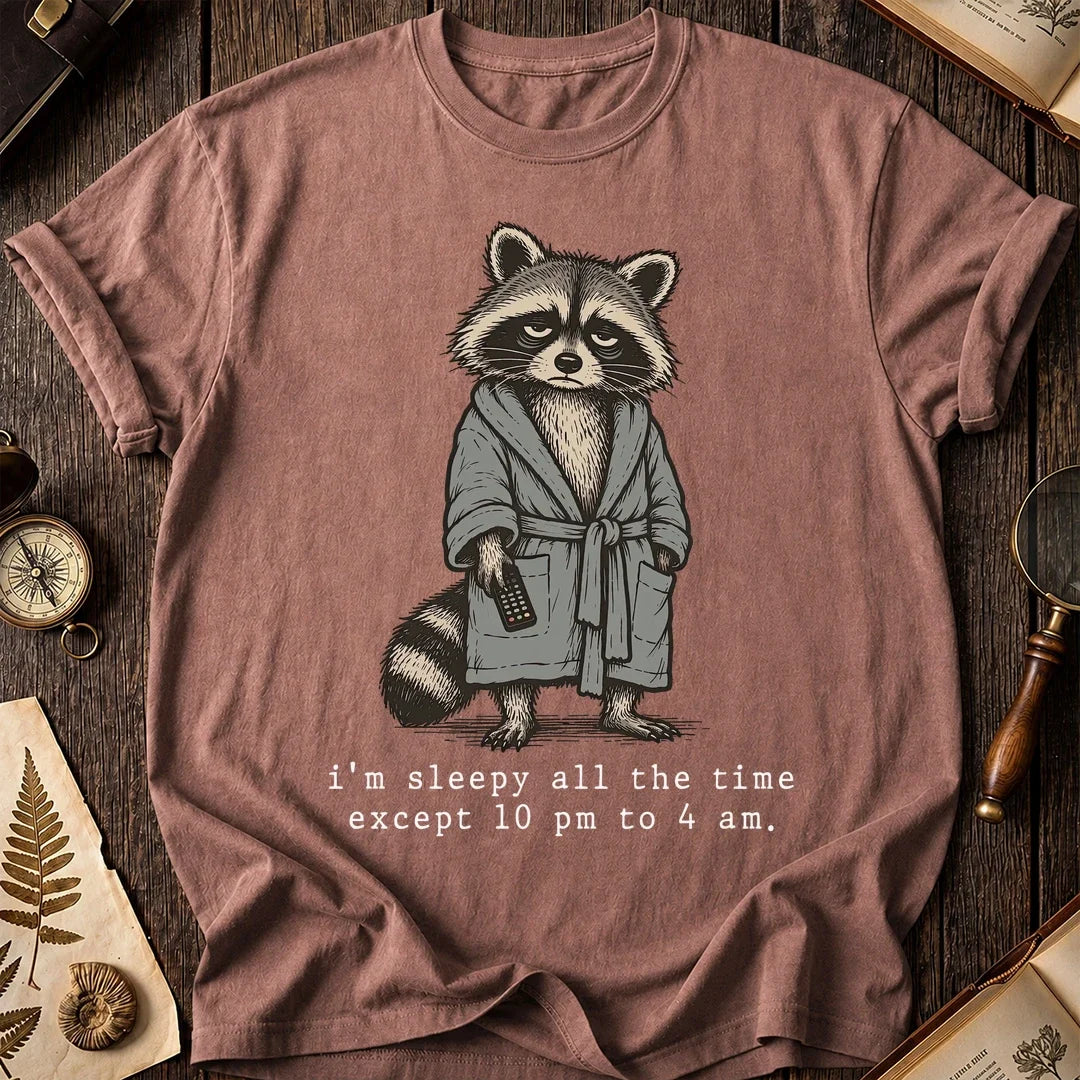 10PM Sleepy Raccoon T-Shirt product image 8