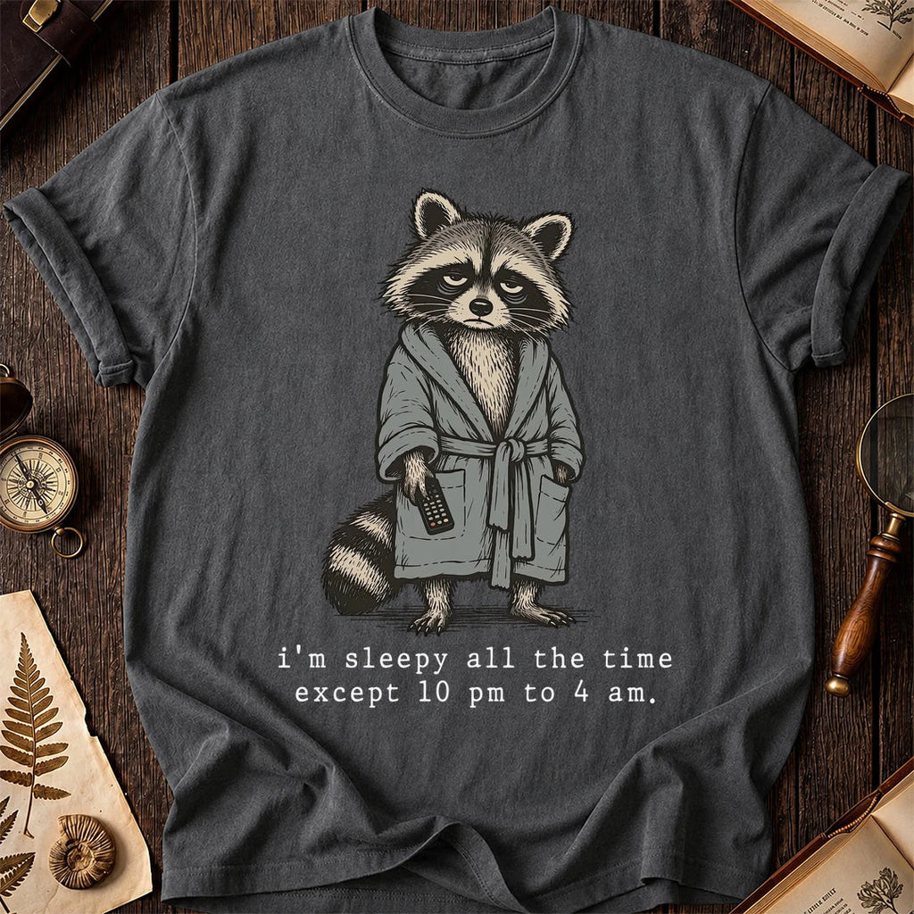 10PM Sleepy Raccoon T-Shirt product image 6
