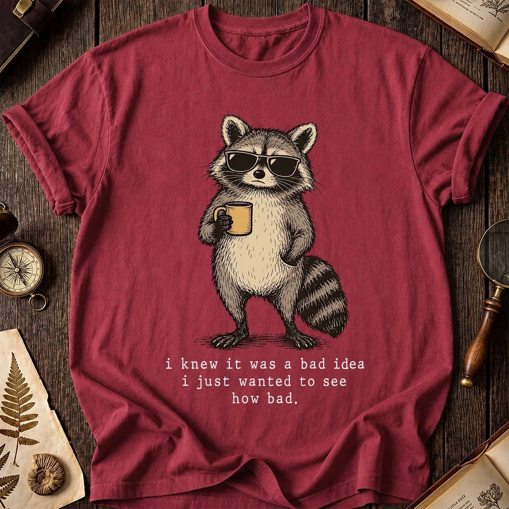 Bad Idea Raccoon T-Shirt product image 5