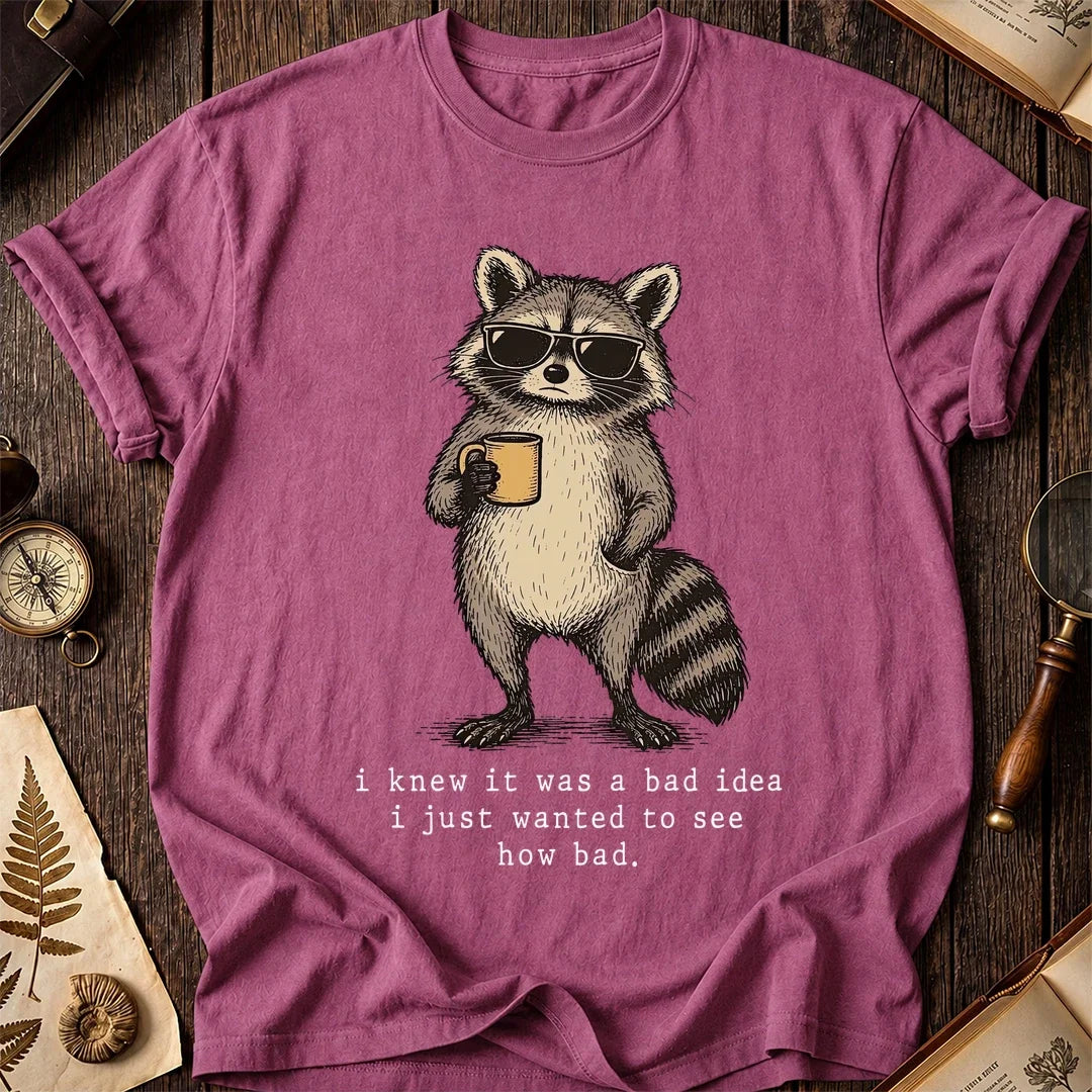 Bad Idea Raccoon T-Shirt product image 3