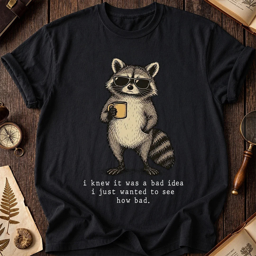 Bad Idea Raccoon T-Shirt product image 2