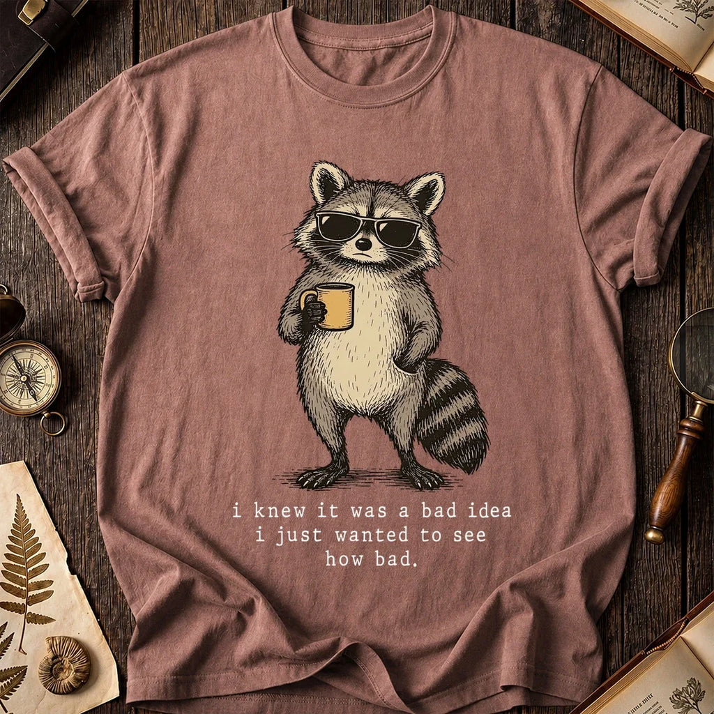 Bad Idea Raccoon T-Shirt product image 8