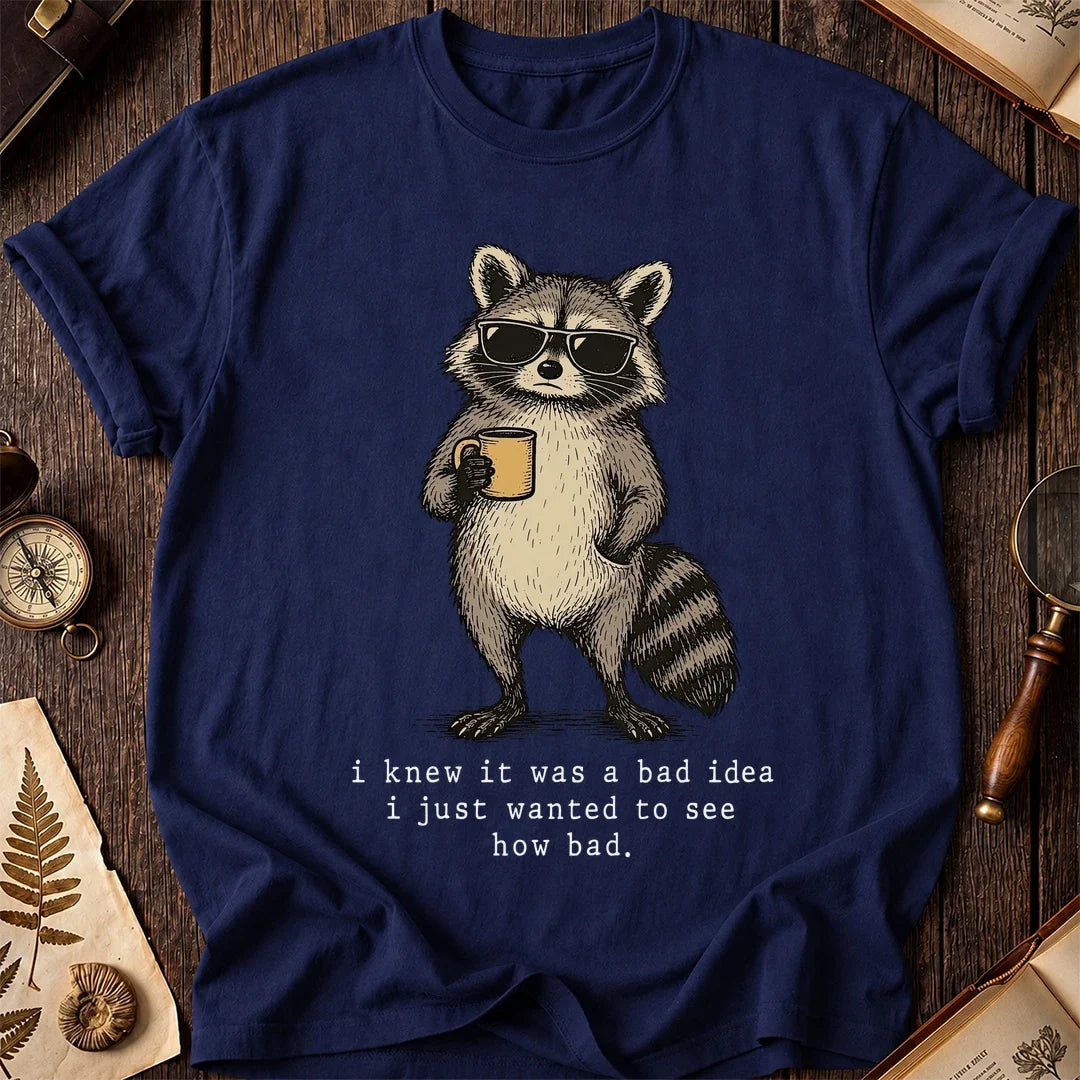 Bad Idea Raccoon T-Shirt product image 7