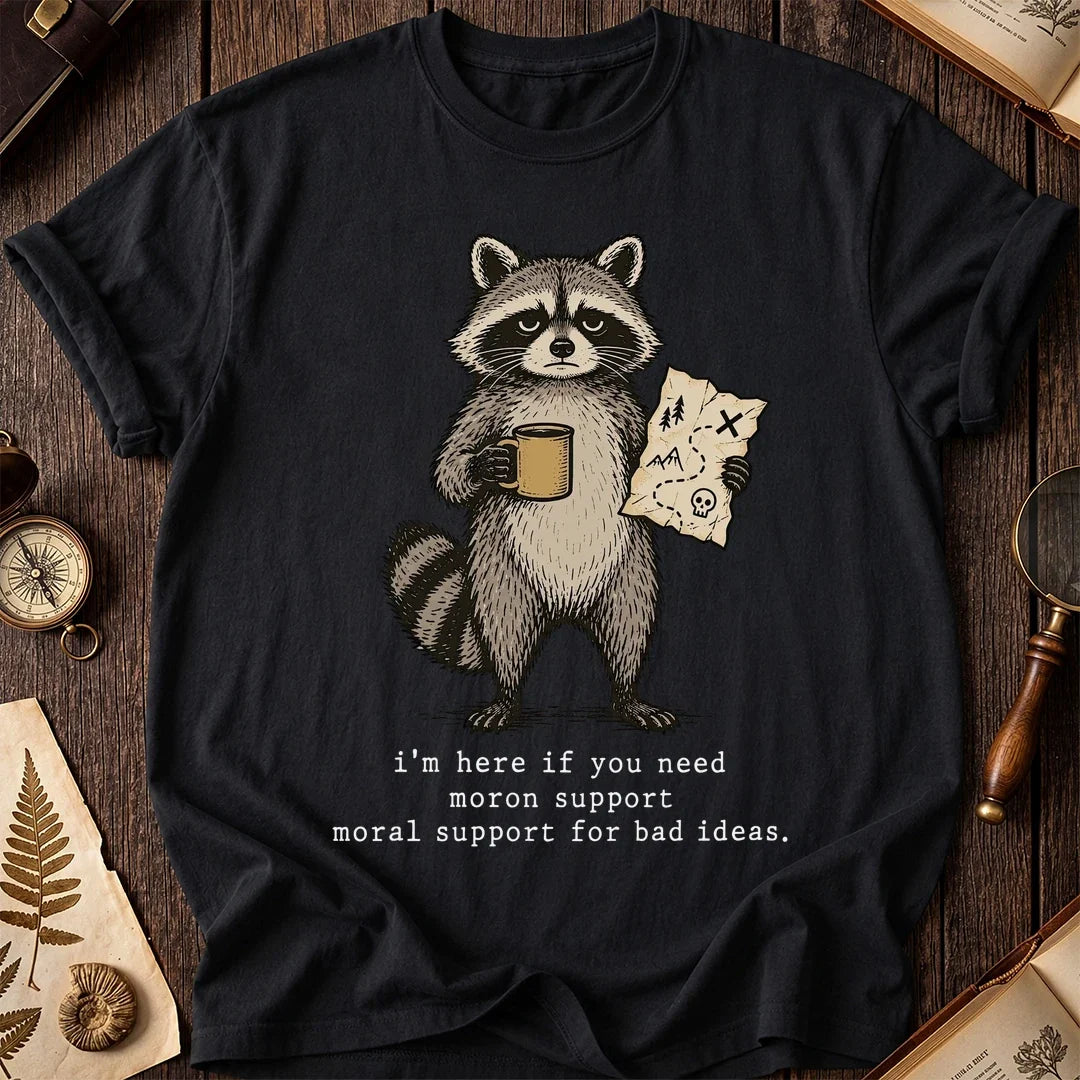 Bad Support Raccoon T-Shirt product image 2