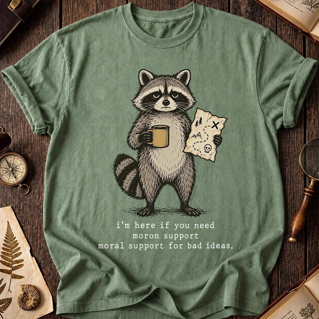 Bad Support Raccoon T-Shirt product image 1