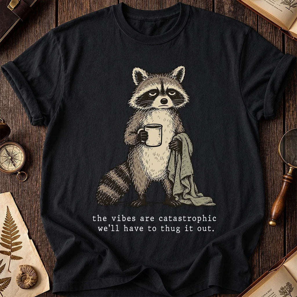 Bad Vibes Raccoon T-Shirt product image 2