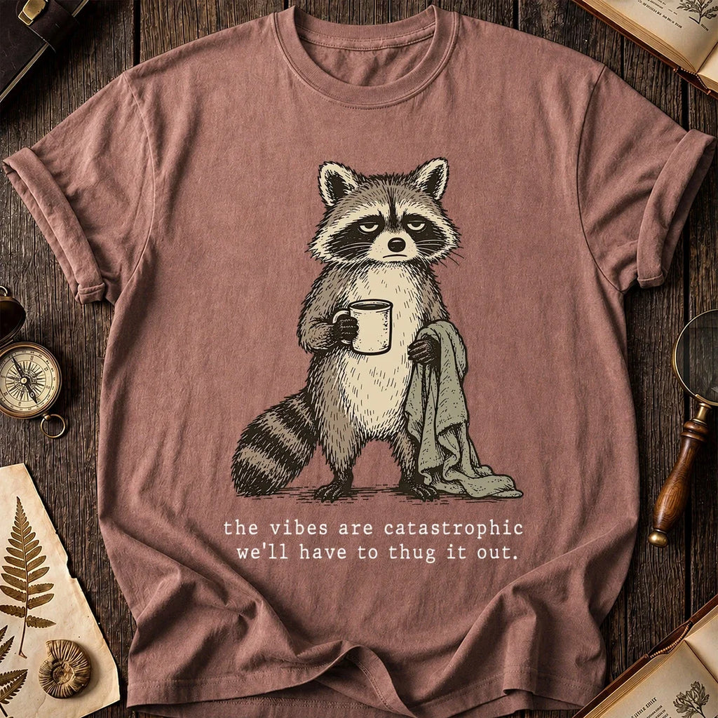 Bad Vibes Raccoon T-Shirt product image 8