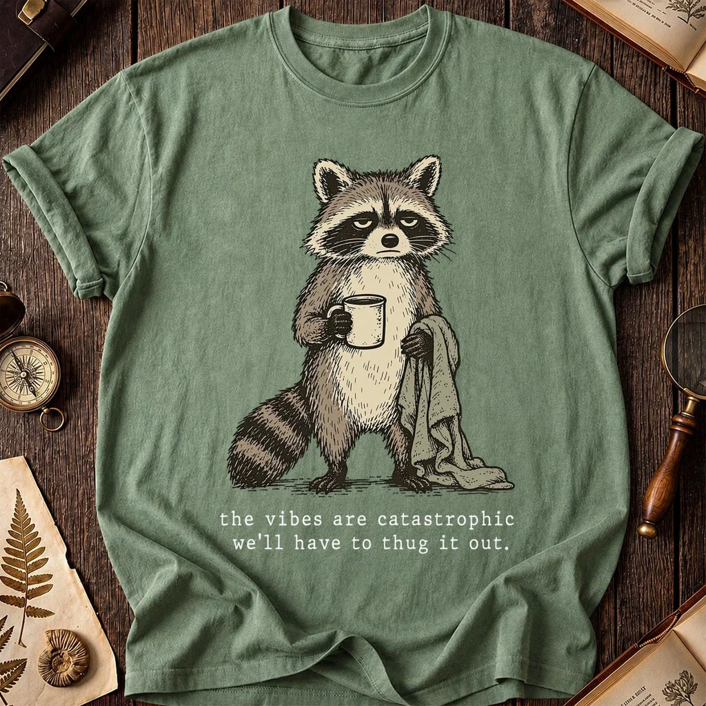 Bad Vibes Raccoon T-Shirt product image 1