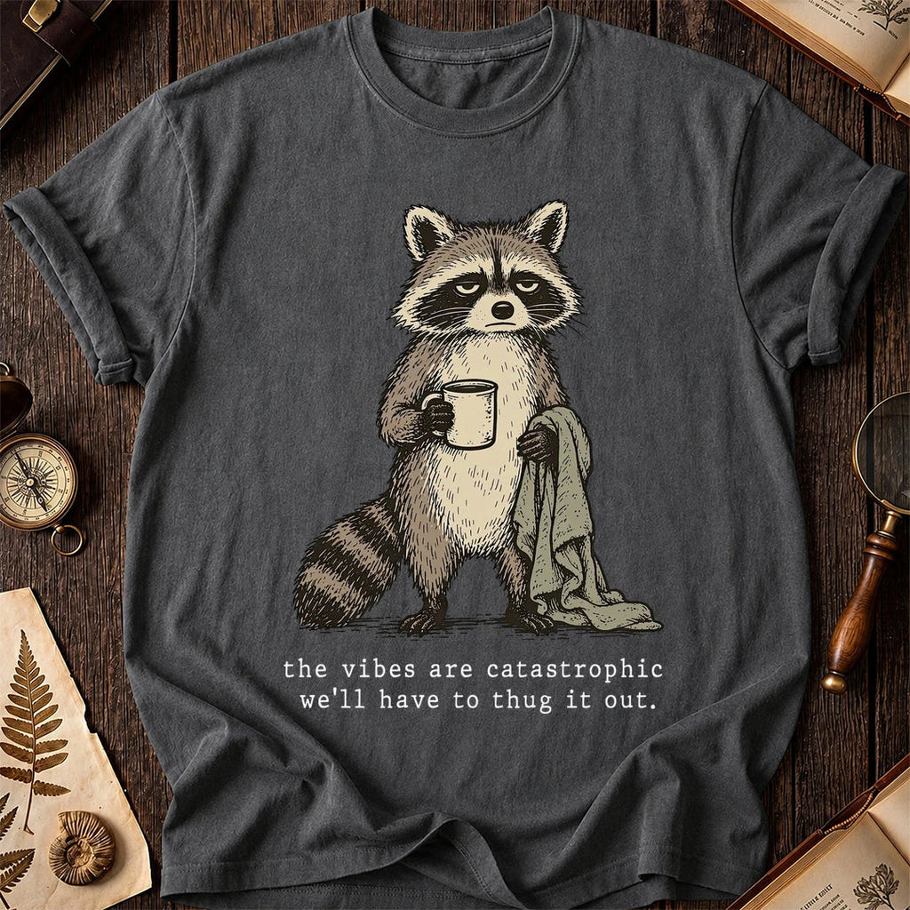 Bad Vibes Raccoon T-Shirt product image 6