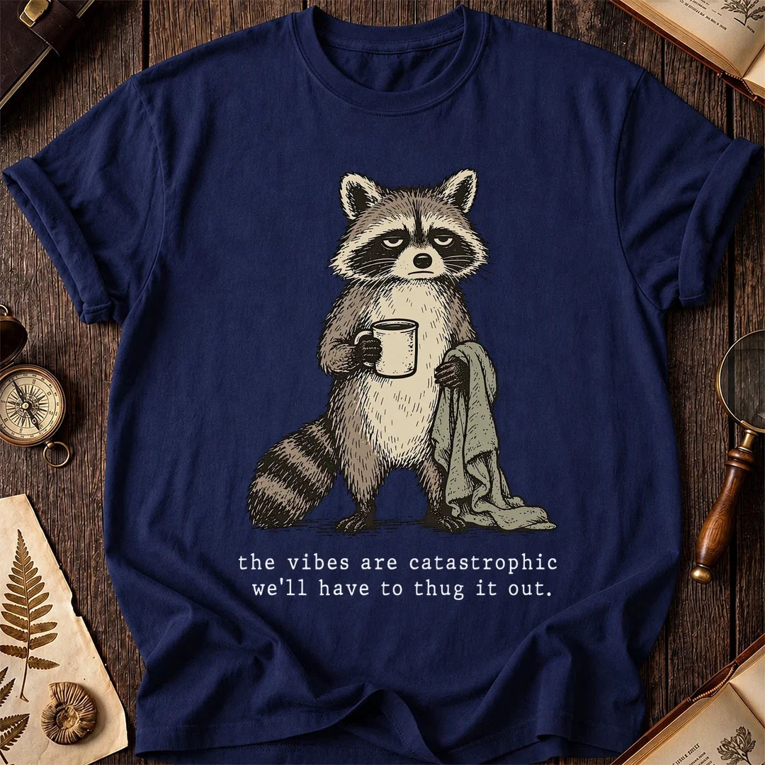 Bad Vibes Raccoon T-Shirt product image 7
