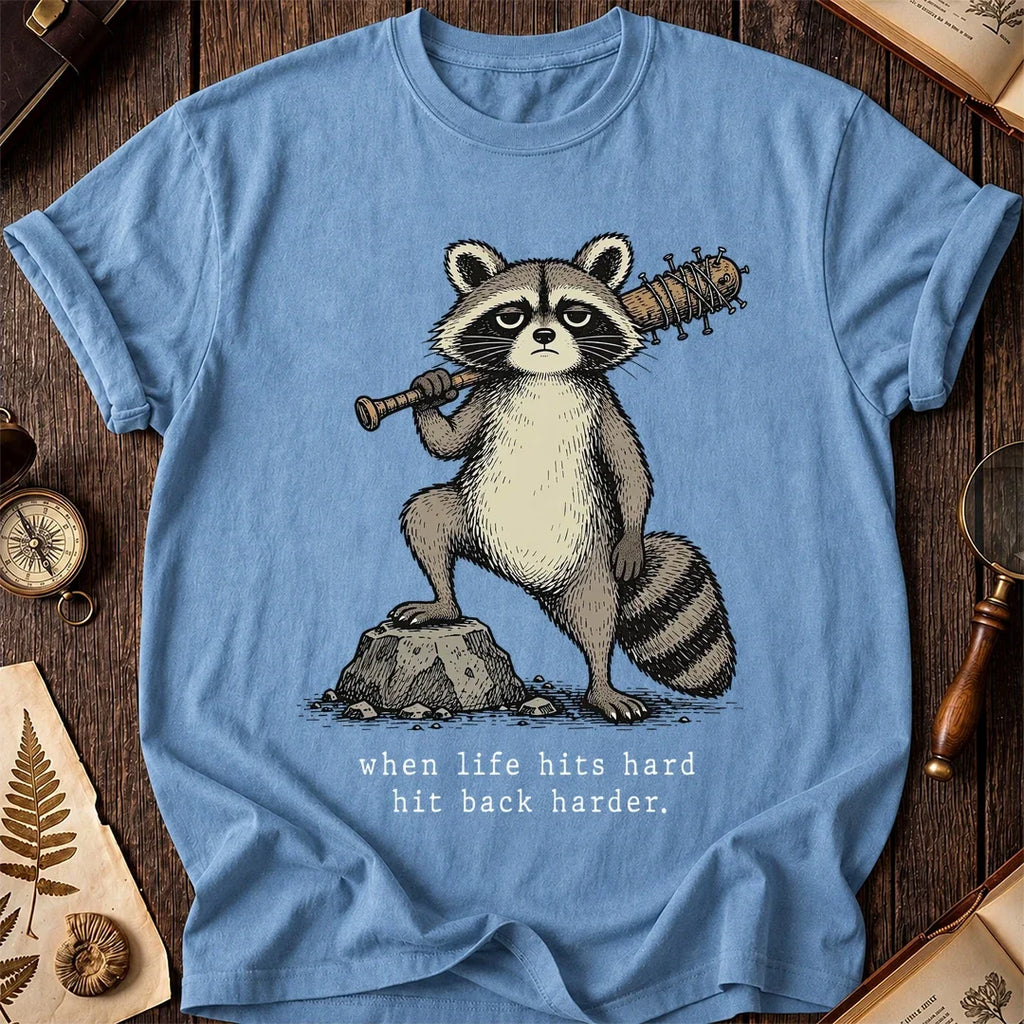 Bat Harder Raccoon T-Shirt product image 4