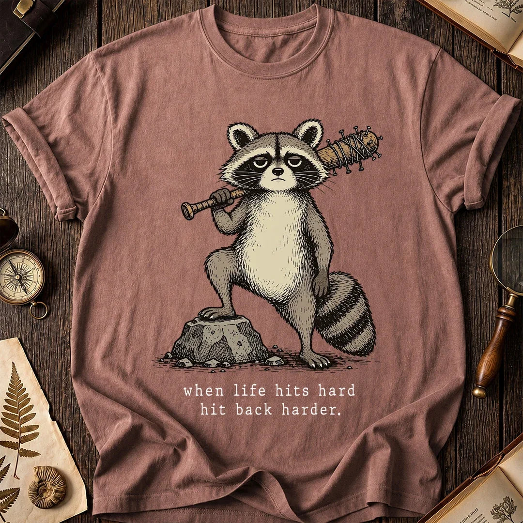 Bat Harder Raccoon T-Shirt product image 8