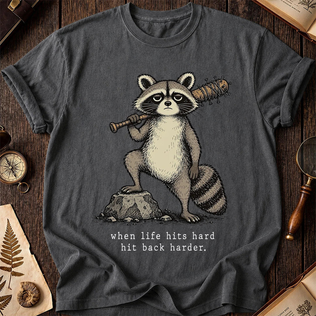 Bat Harder Raccoon T-Shirt product image 6