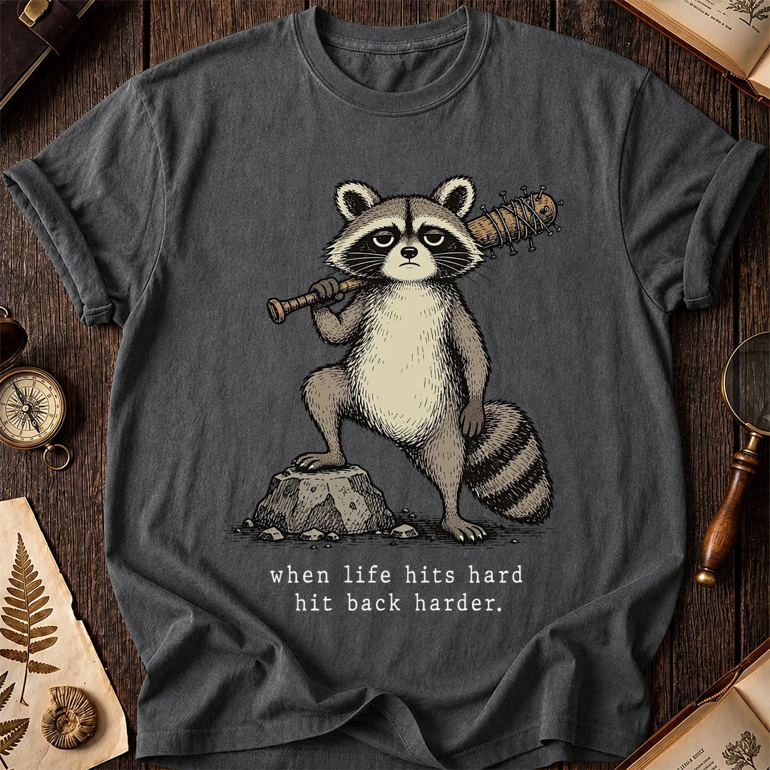 Bat Harder Raccoon T-Shirt product image 6