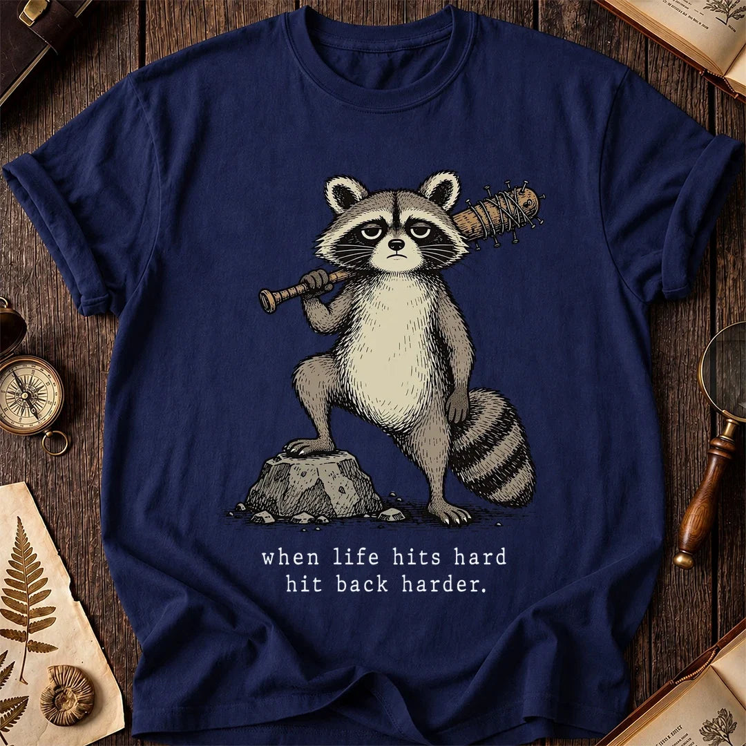 Bat Harder Raccoon T-Shirt product image 7