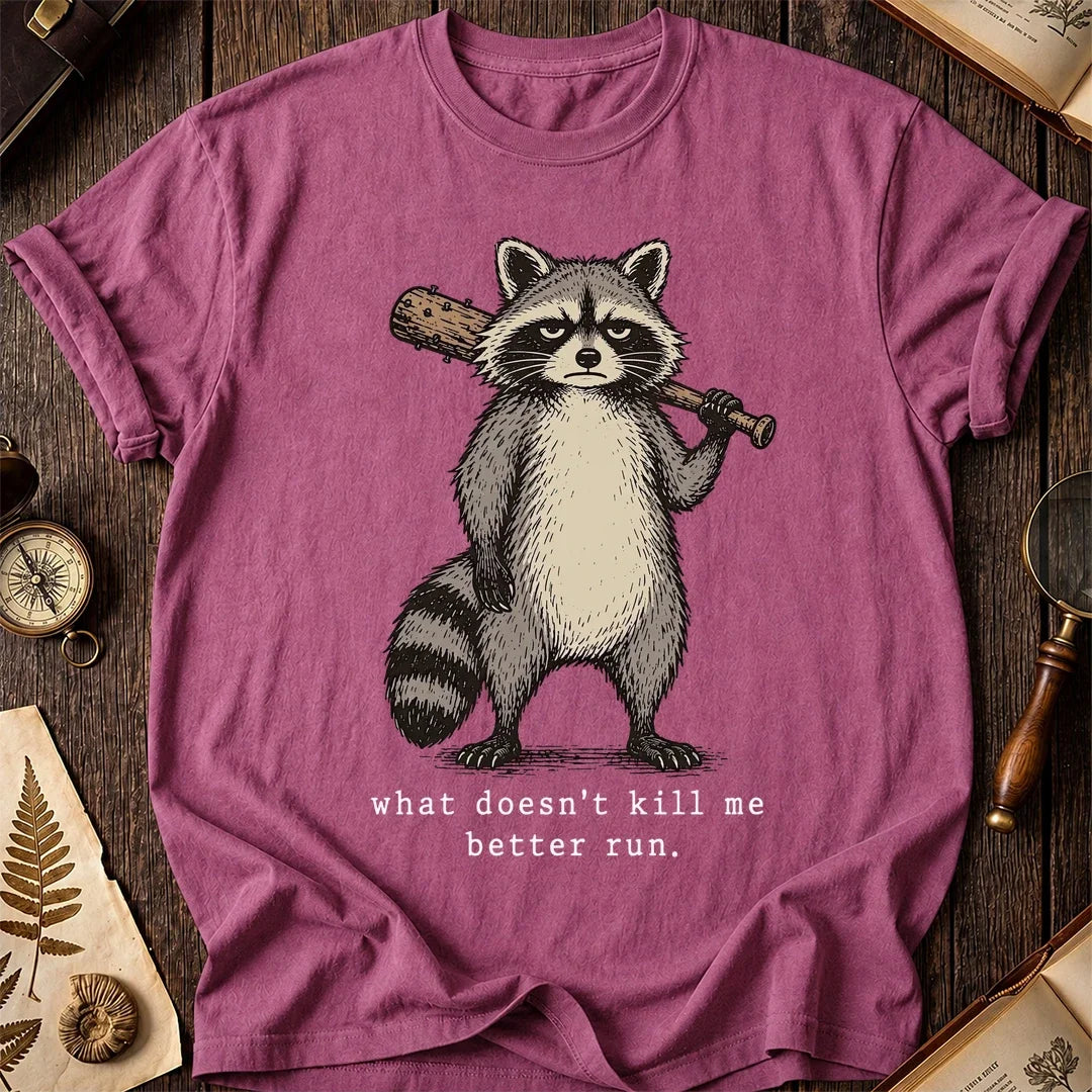 Bat Run Raccoon T-Shirt product image 3