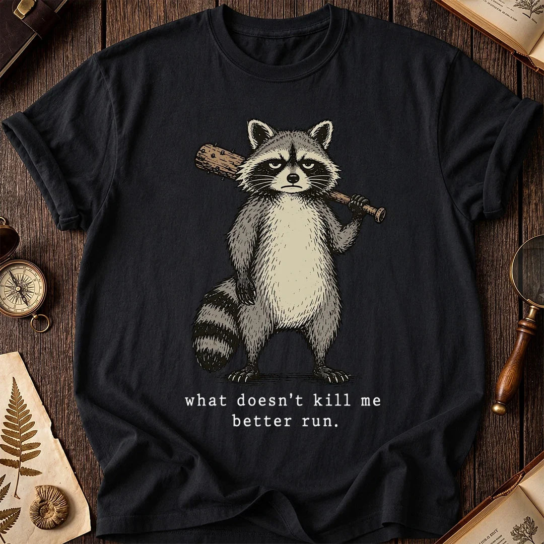 Bat Run Raccoon T-Shirt product image 2