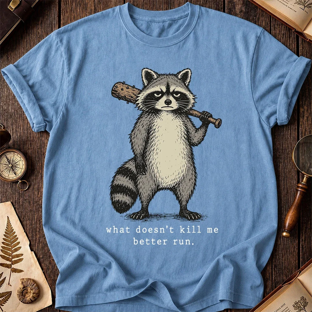 Bat Run Raccoon T-Shirt product image 4