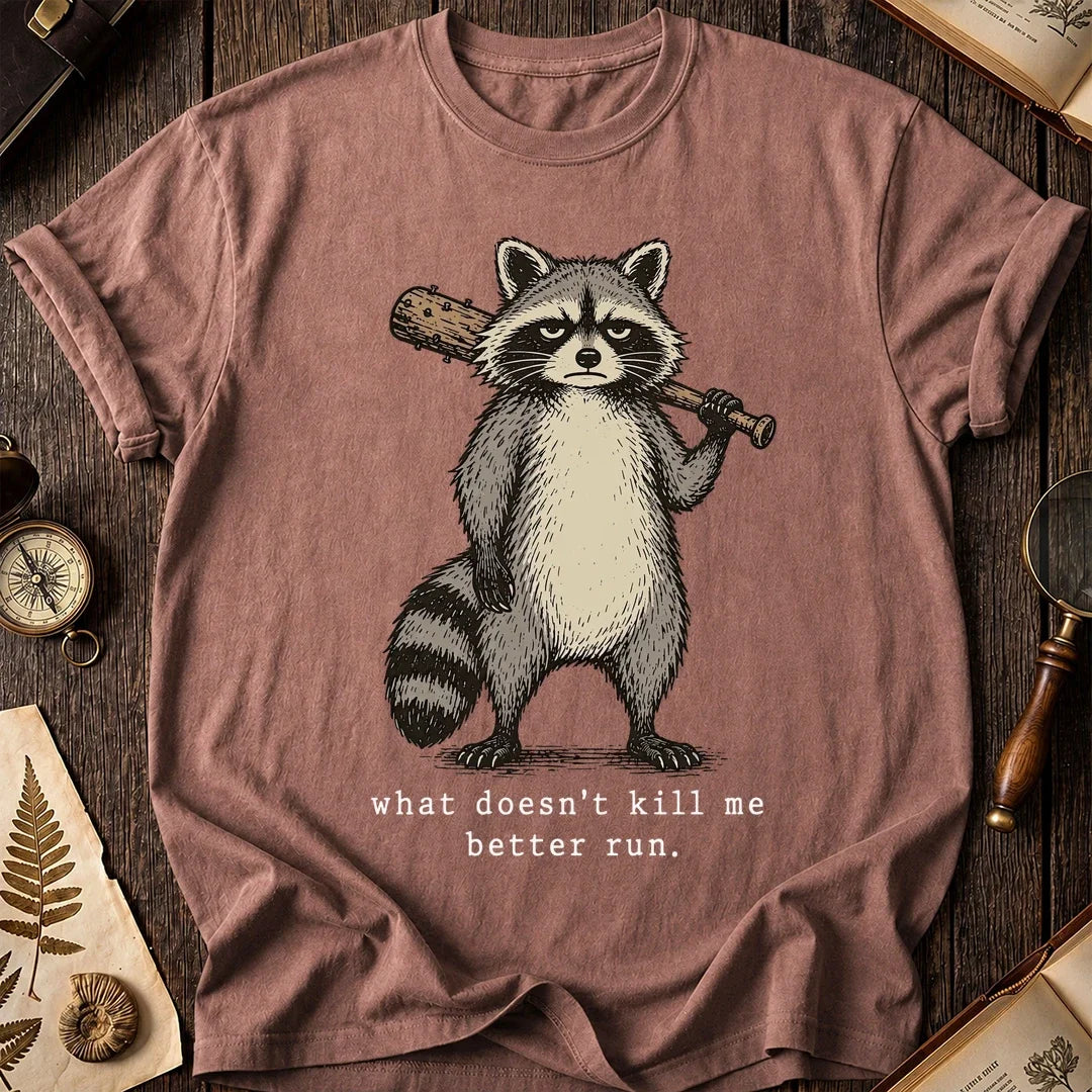 Bat Run Raccoon T-Shirt product image 8