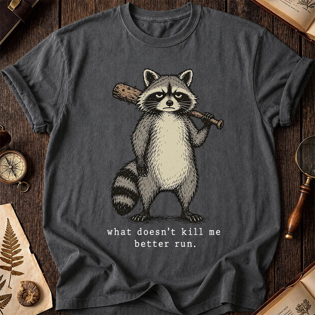 Bat Run Raccoon T-Shirt product image 6