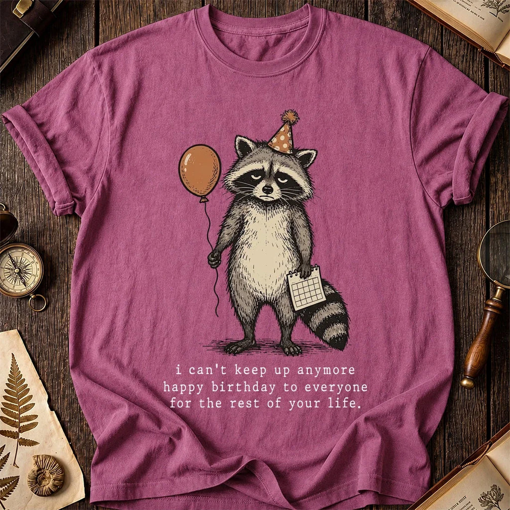 Bday Nope Raccoon T-Shirt product image 3