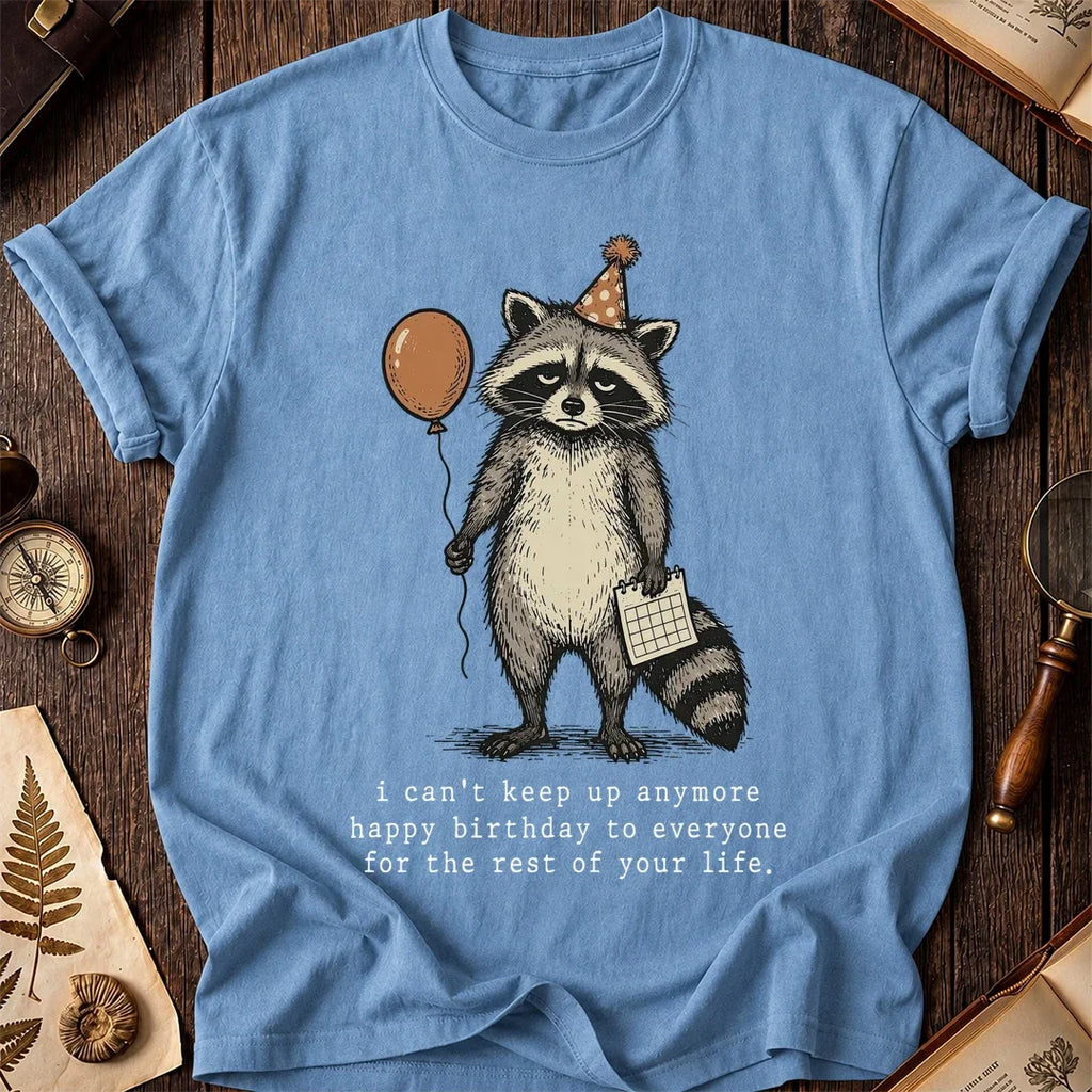 Bday Nope Raccoon T-Shirt product image 4