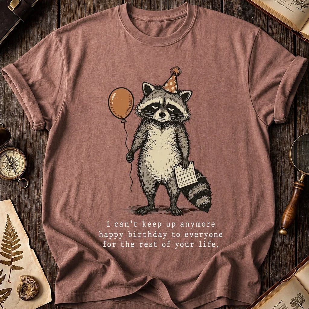 Bday Nope Raccoon T-Shirt product image 8