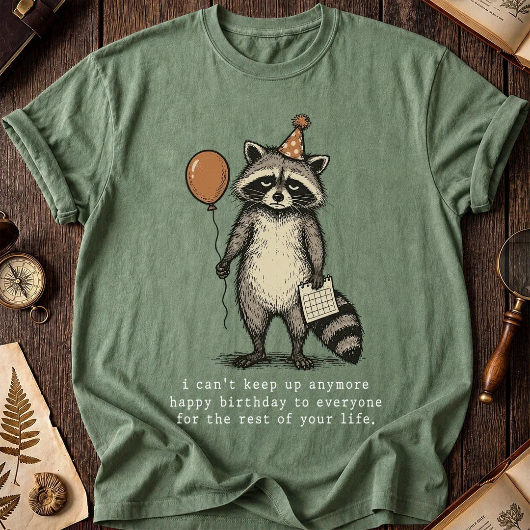 Bday Nope Raccoon T-Shirt product image 1