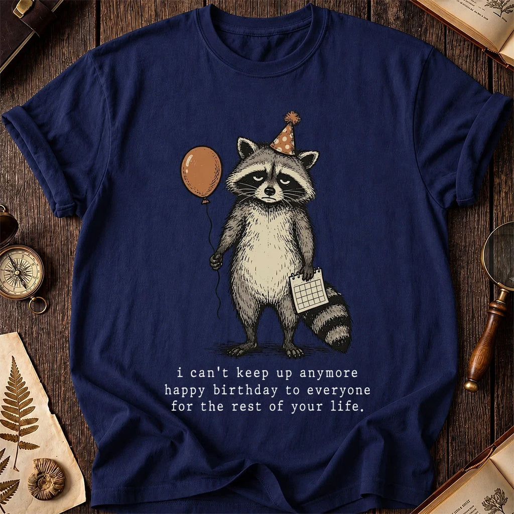 Bday Nope Raccoon T-Shirt product image 7