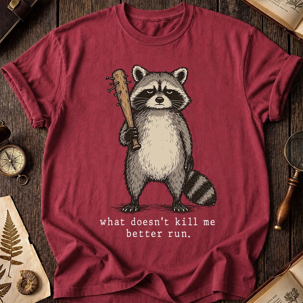 Better Run Raccoon T-Shirt product image 5