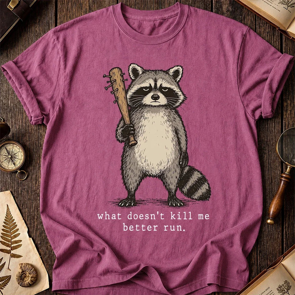 Better Run Raccoon T-Shirt product image 3