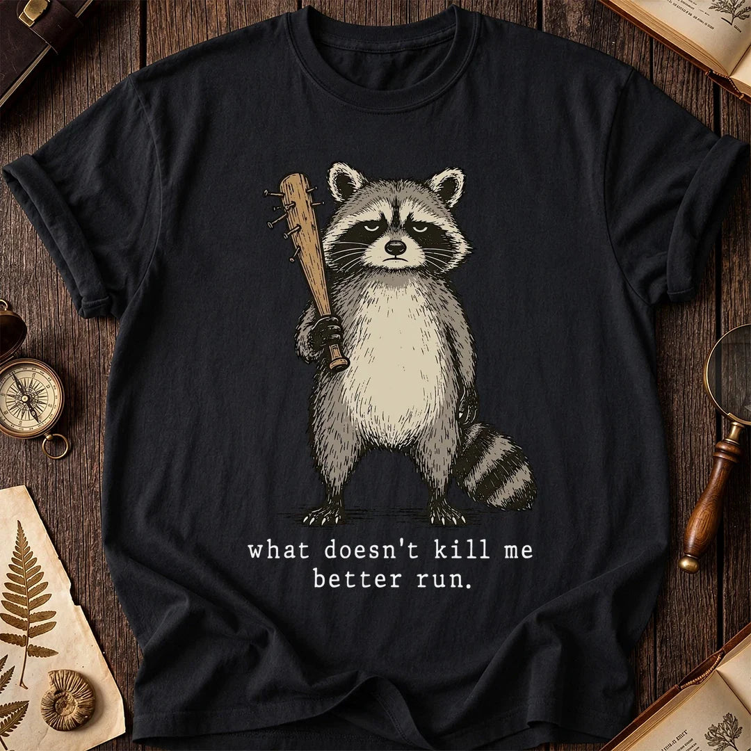 Better Run Raccoon T-Shirt product image 2