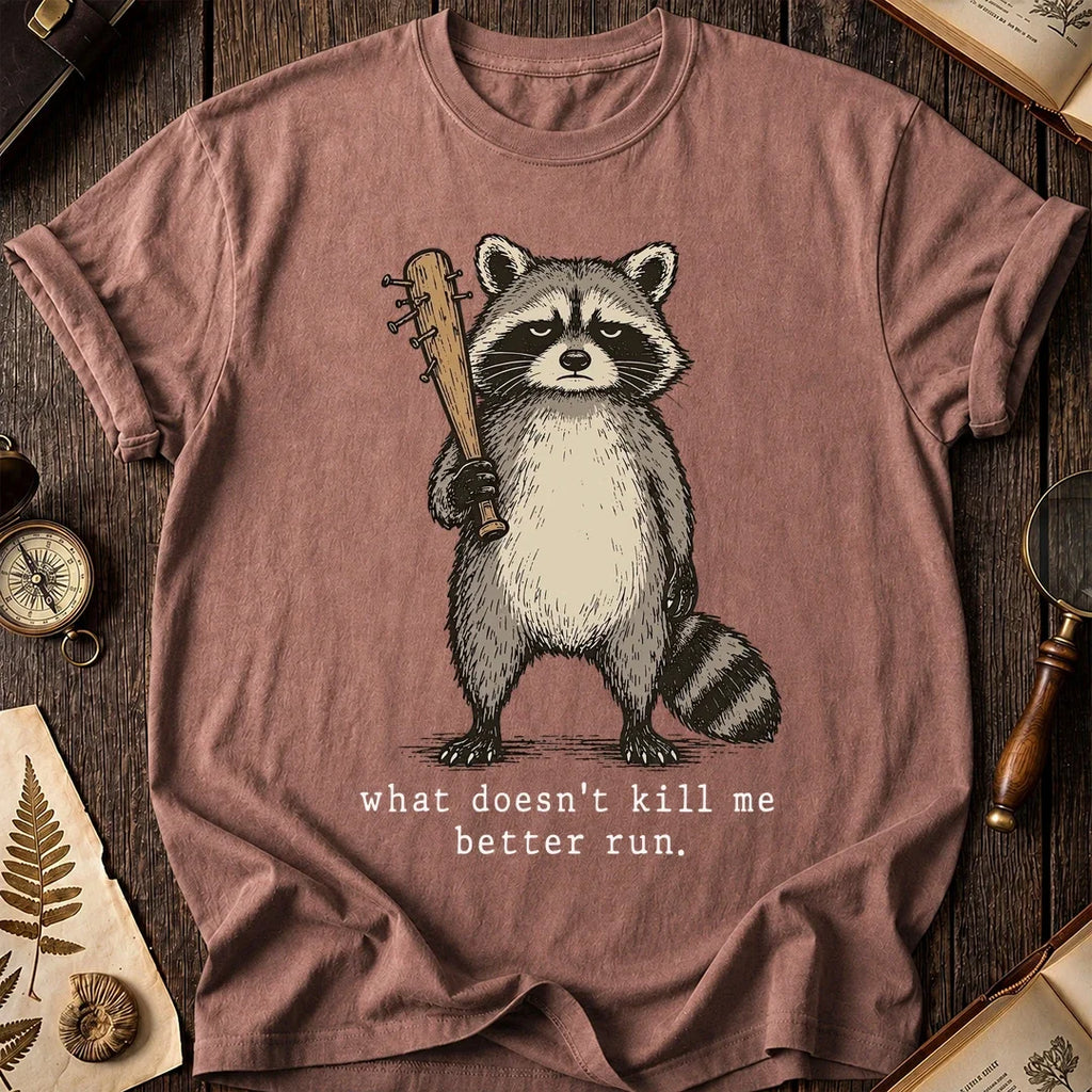 Better Run Raccoon T-Shirt product image 8