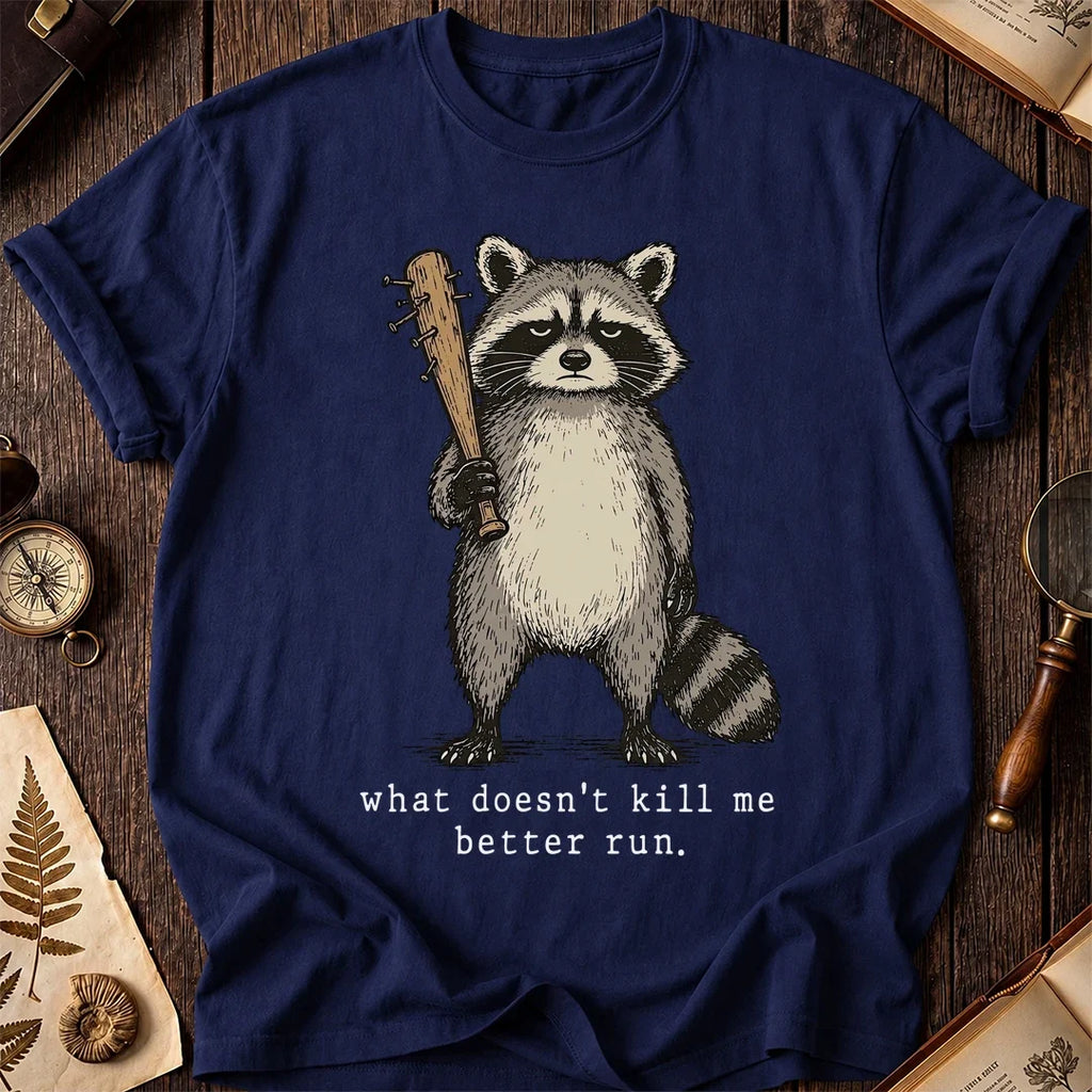 Better Run Raccoon T-Shirt product image 7
