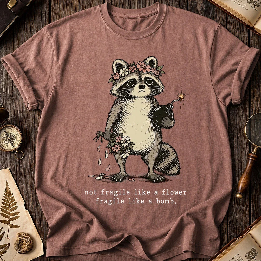 Bomb Bloom Raccoon T-Shirt product image 8