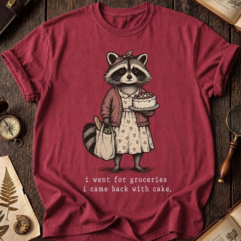 Cake Run Raccoon T-Shirt product image 5