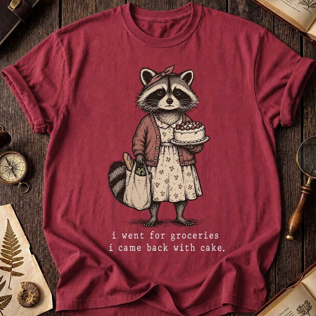Cake Run Raccoon T-Shirt product image 5