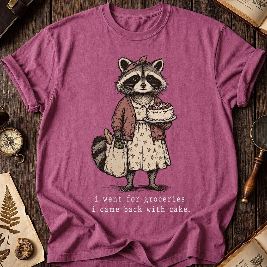 Cake Run Raccoon T-Shirt product image 3