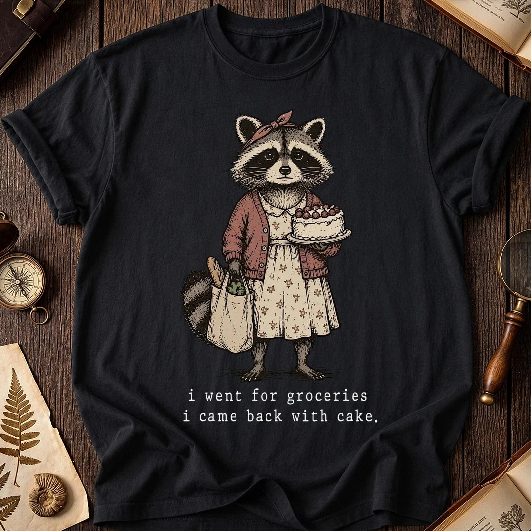 Cake Run Raccoon T-Shirt product image 2