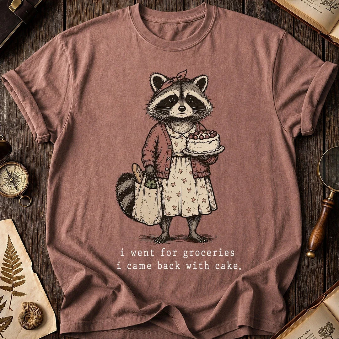 Cake Run Raccoon T-Shirt product image 8