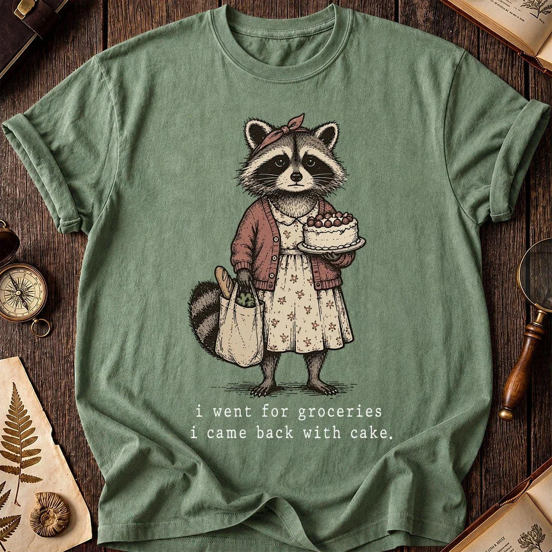 Cake Run Raccoon T-Shirt product image 1