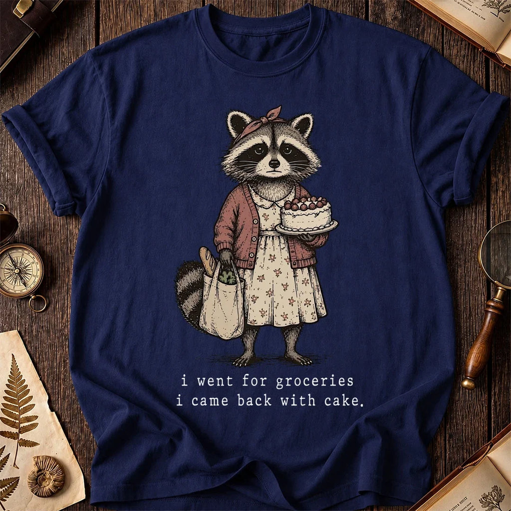 Cake Run Raccoon T-Shirt product image 7