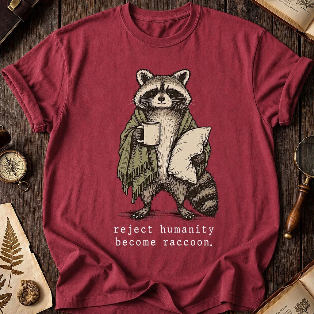 Camp Mode Raccoon T-Shirt product image 5