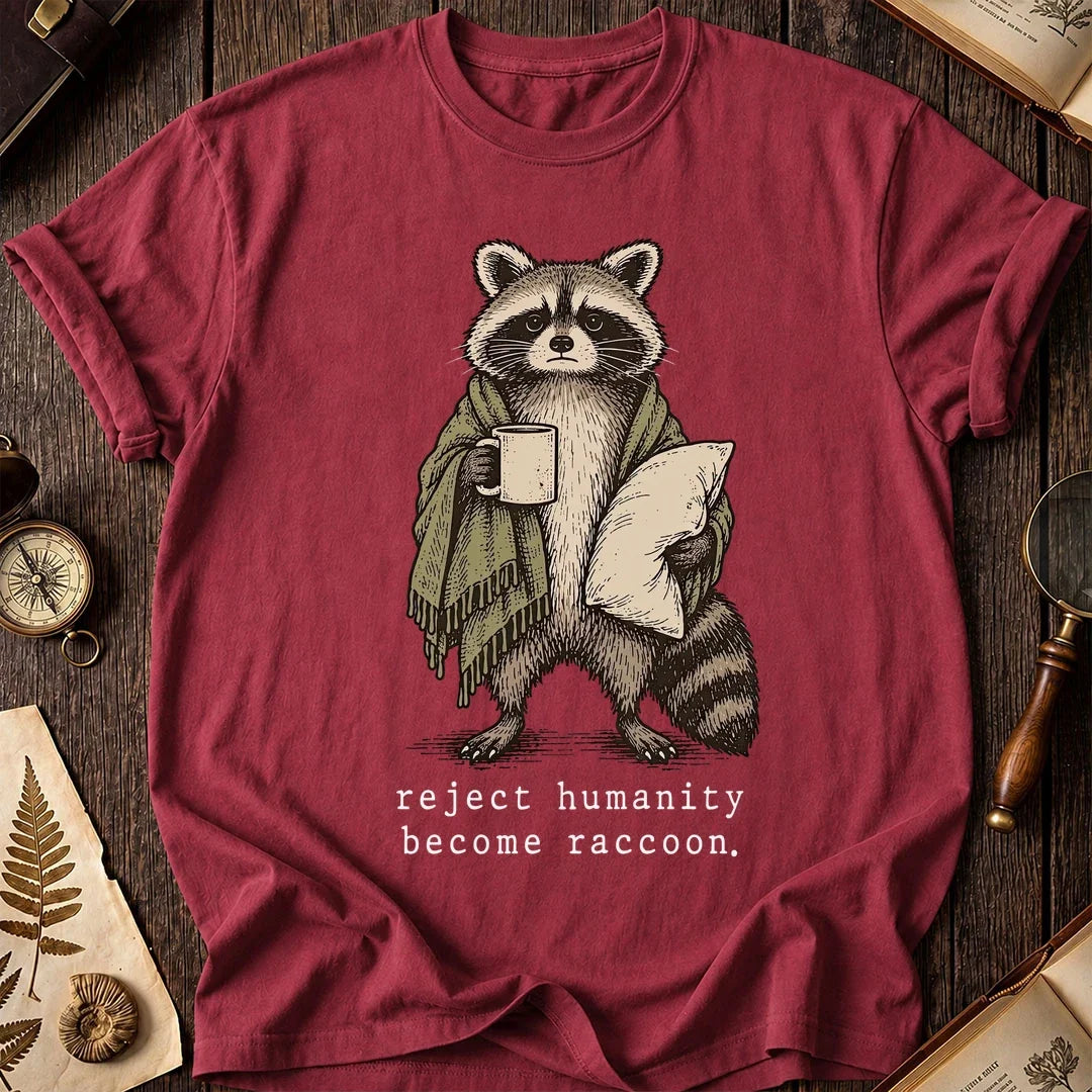 Camp Mode Raccoon T-Shirt product image 5