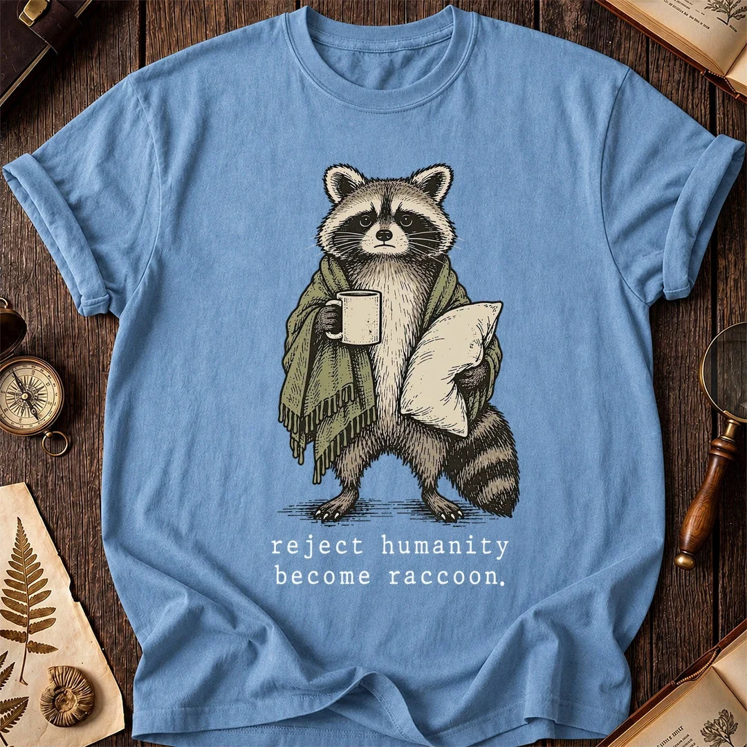 Camp Mode Raccoon T-Shirt product image 4