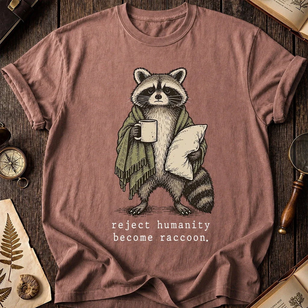 Camp Mode Raccoon T-Shirt product image 8