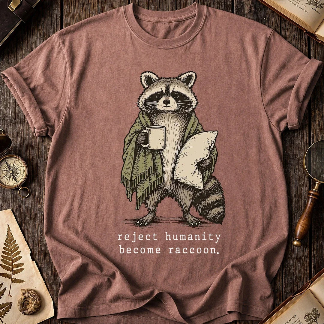 Camp Mode Raccoon T-Shirt product image 8