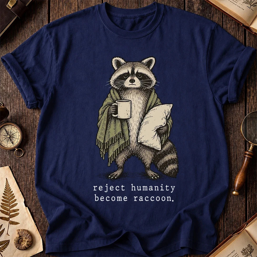 Camp Mode Raccoon T-Shirt product image 7