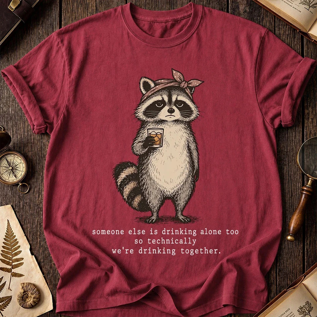 Drink Pals Raccoon T-Shirt product image 5